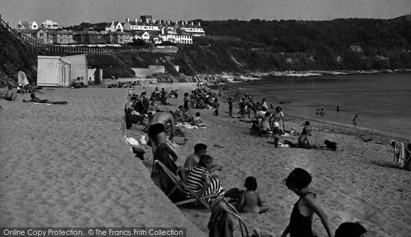 Photo of Falmouth, Castle Beach c.1950