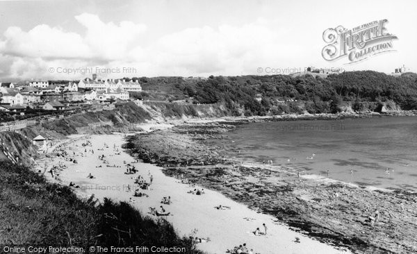 Photo of Falmouth, Castle Beach c.1960