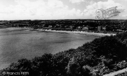 Castle Beach From Pendennis Castle c.1960, Falmouth