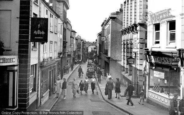 Photo of Falmouth, Church Street c.1950