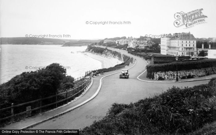 Photo of Falmouth, Cliff Drive From Pendennis 1930