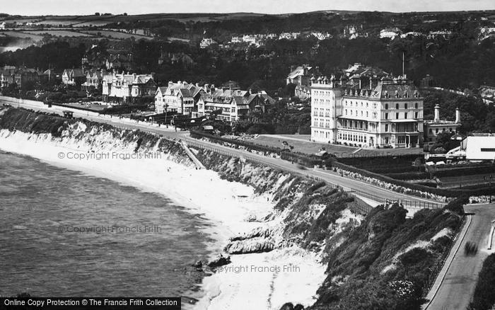 Photo of Falmouth, Cliff Road Hotels From Pendennis 1930