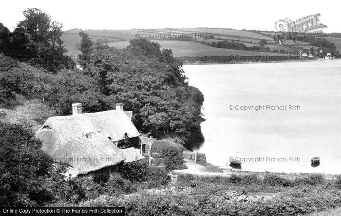 Photo of Falmouth, Cottage By Helford River 1890