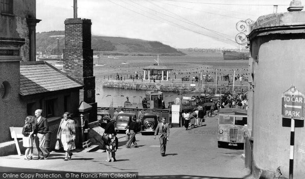 Photo of Falmouth, Custom House Quay c.1955