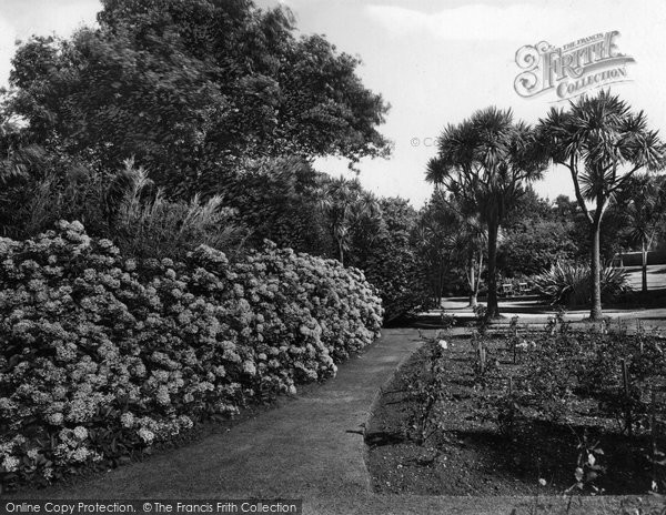 Photo of Falmouth, Falmouth Hotel Garden c.1950