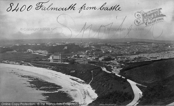 Photo of Falmouth, From Castle c.1876
