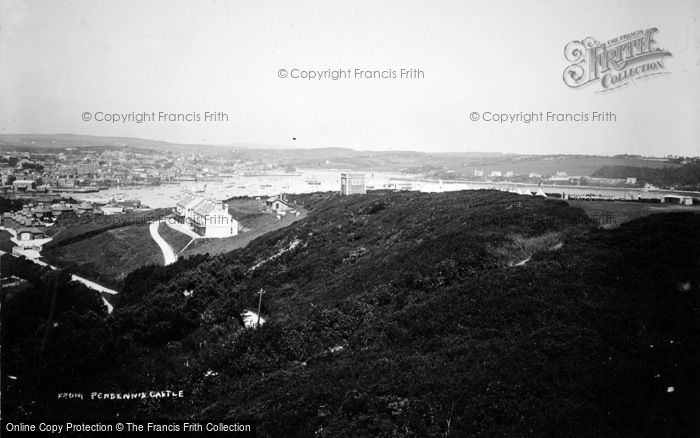 Photo of Falmouth, From Pendennis Castle 1910