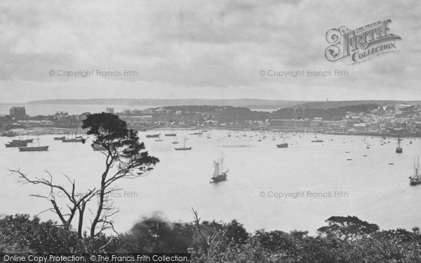 Photo of Falmouth, From Pendennis Hotel 1890