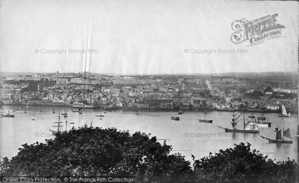 Photo of Falmouth, From Trefusis c.1876