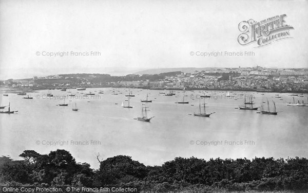 Photo of Falmouth, From Trefusis c.1876