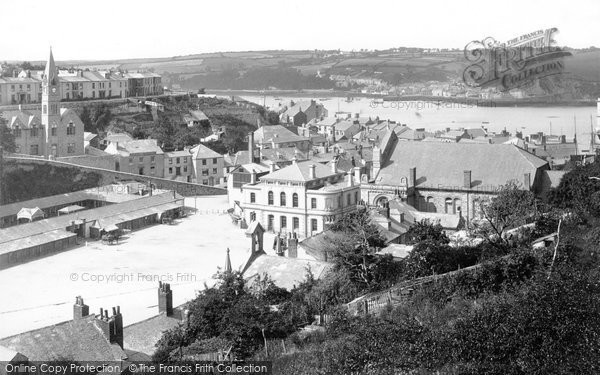 Photo of Falmouth, From Wellington Terrace 1890