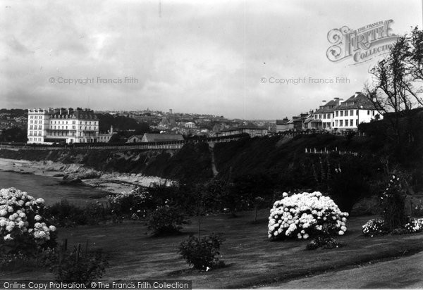 Photo of Falmouth, Gardens From Castle Drive c.1950