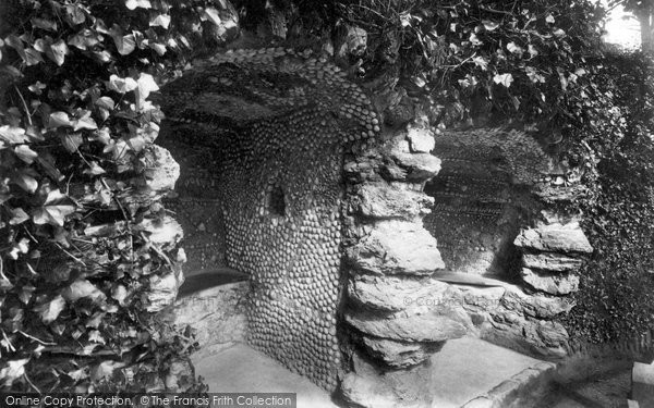 Photo of Falmouth, Gyllyngdune Gardens The Grotto 1908