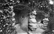 Gyllyngdune Gardens The Grotto 1908, Falmouth