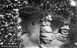 Gyllyngdune Gardens The Grotto 1908, Falmouth