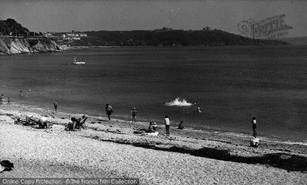 Photo of Falmouth, Gyllyngvase Beach And Pendennis Head c.1950