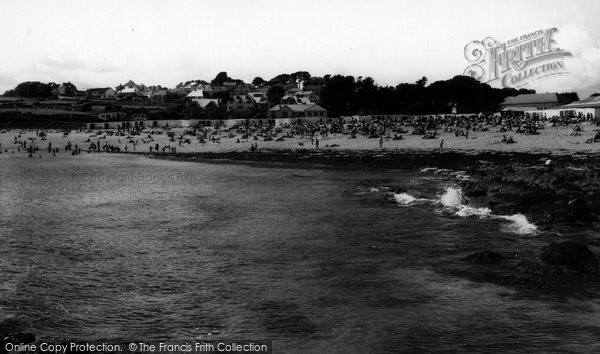 Photo of Falmouth, Gyllyngvase Beach c.1960