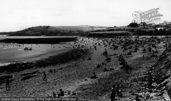 Photo of Falmouth, Gyllyngvase Beach c.1960