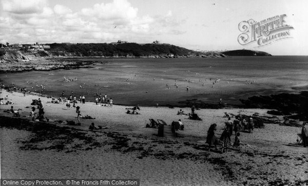 Photo of Falmouth, Gyllyngvase Beach c.1960