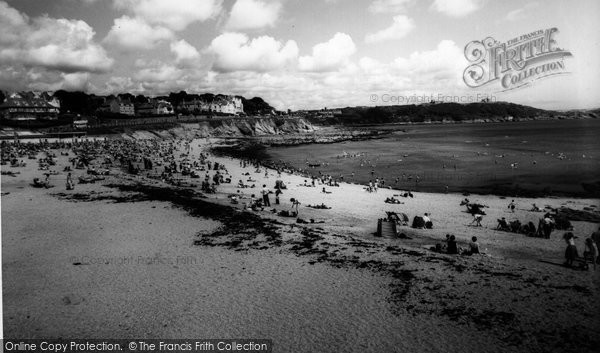 Photo of Falmouth, Gyllyngvase Beach c.1960