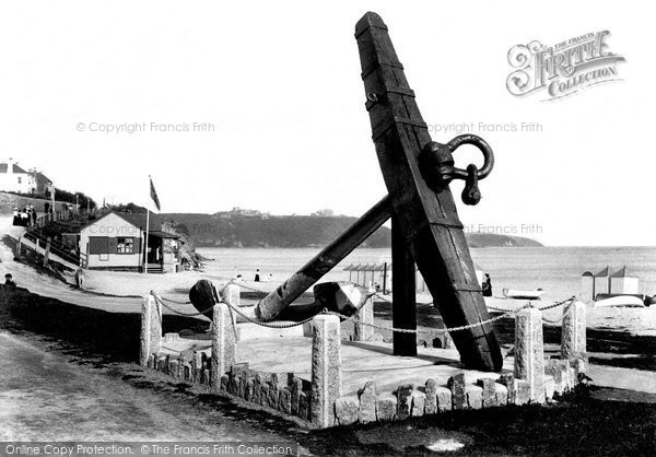 Photo of Falmouth, Gyllyngvase Beach St Vincent's Anchor 1908
