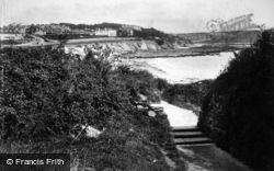 Gyllyngvase, Pathway To Swanpool 1908, Falmouth