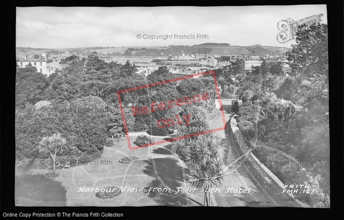 Photo of Falmouth, Harbour View From Falmouth Hotel c.1950