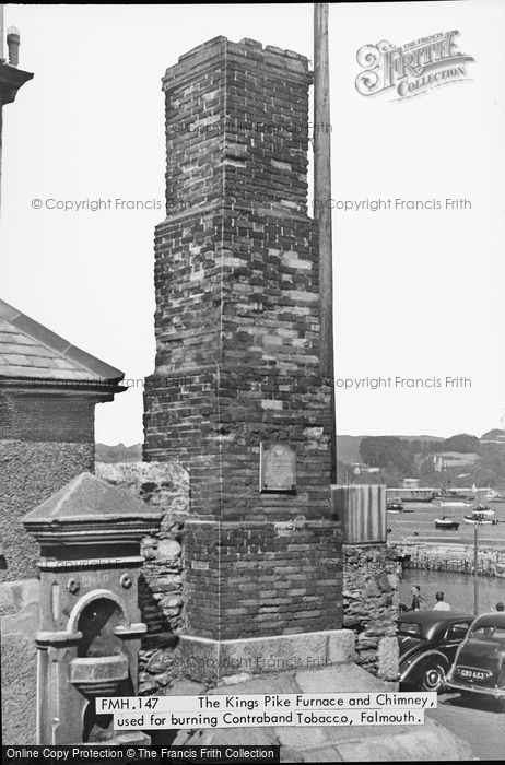 Photo of Falmouth, Kings Pike Furnace And Chimney c.1950