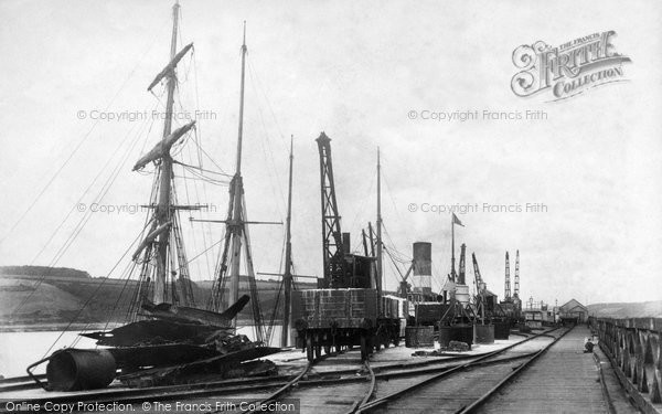 Photo of Falmouth, Landing Stage 1904