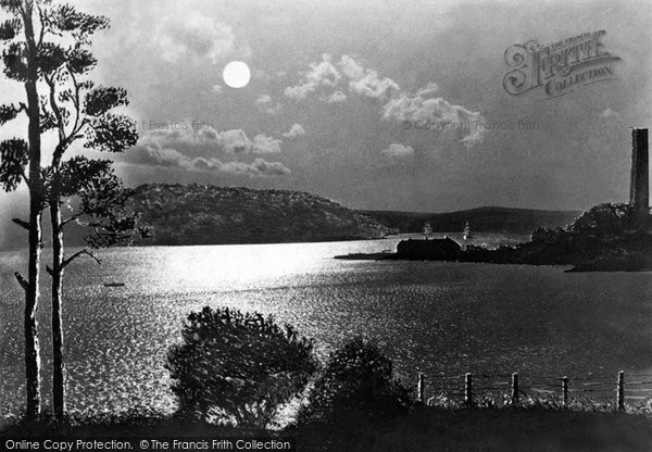 Photo of Falmouth, Moonlight On The Fal 1895