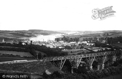 Penryn From Viaduct 1890, Falmouth