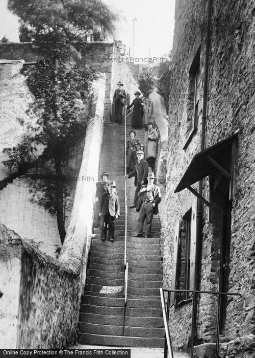 Photo of Falmouth, People On Jacob's Ladder 1924