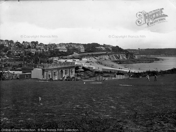 Photo of Falmouth, Putting Green And Gyllyngvase Beach 1930