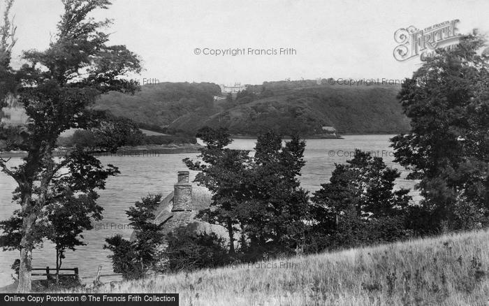 Photo of Falmouth, River Fal, Tregothnan From Tolverne 1895