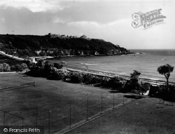 Sea View From Falmouth Hotel c.1950, Falmouth