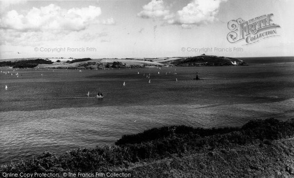 Photo of Falmouth, St Anthony's From Pendennis Castle c.1960