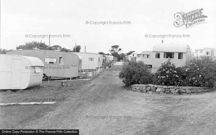 Photo of Falmouth, Swanpool, Golden Bank Caravan Park No 1 1955