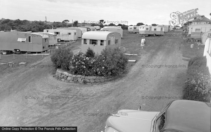 Photo of Falmouth, Swanpool, Golden Bank Caravan Park No 1 1955