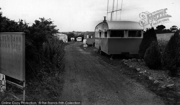 Photo of Falmouth, Swanpool, Golden Bank Caravan Site 1955