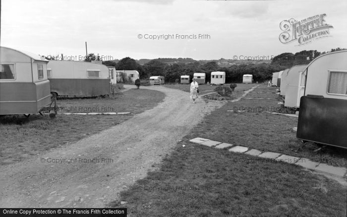 Photo of Falmouth, Swanpool, Golden Bank Caravan Site No 2 1955