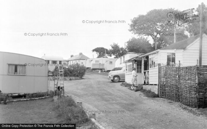Photo of Falmouth, Swanpool, Goldenbank Caravan Site No 1 1955