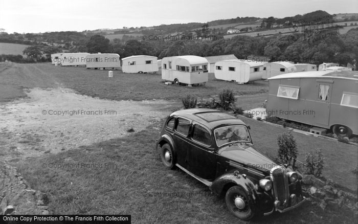 Photo of Falmouth, Swanpool, Pennance Trailer Park 1955