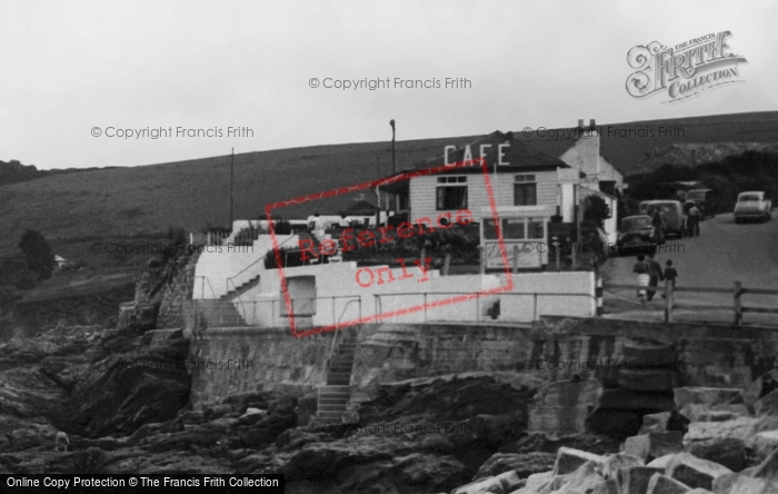 Photo of Falmouth, The Cafe, Swanpool c.1955