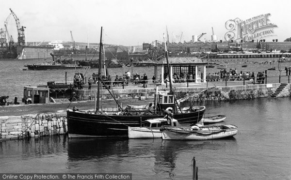 Photo of Falmouth, The Harbour 1954