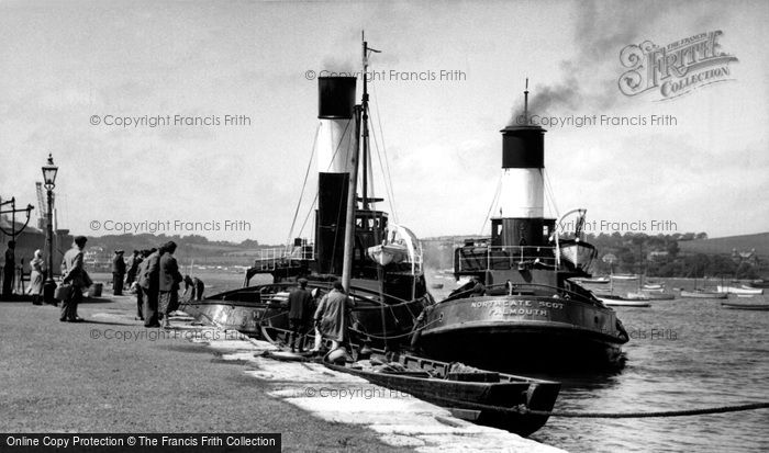 Photo of Falmouth, The Harbour c.1955