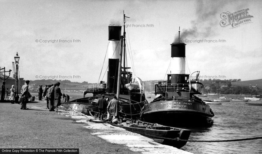 Falmouth, the Harbour c1955