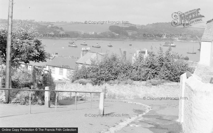 Photo of Falmouth, The Harbour From Bowling Green Post Office 1957