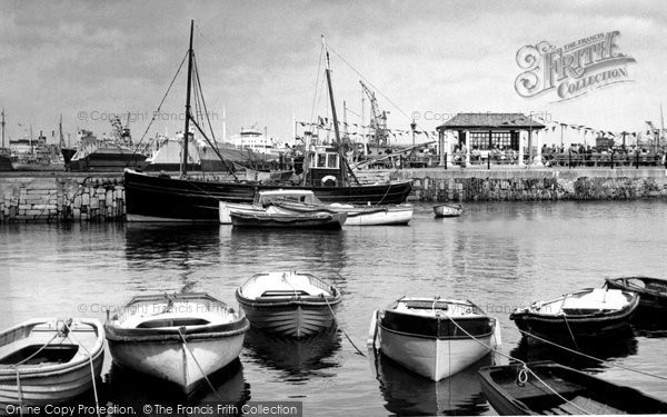 Photo of Falmouth, The Inner Harbour c.1955