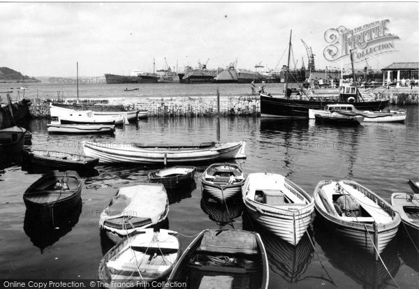 Photo of Falmouth, The Inner Harbour c.1955