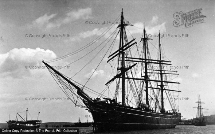 Photo of Falmouth, Training Ships Cutty Sark And Foudroyant c.1927